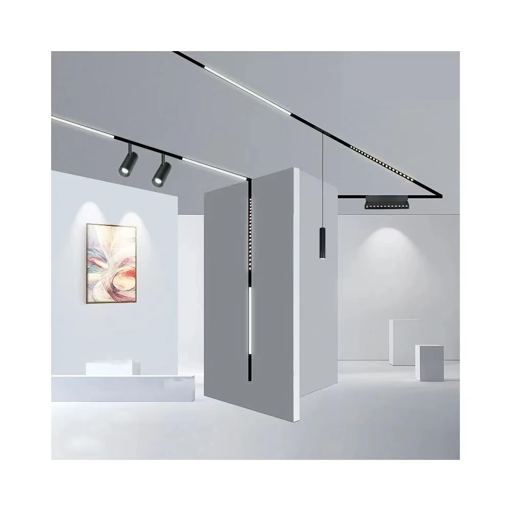 New Trend V Linear Spotlight Magnetic Track Light Surface Recessed Pendant Magnetic Track