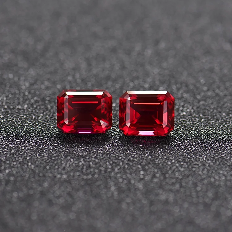 XING YUE GEMS - Luxurious Octagon Shape Red Ruby 1 Carat