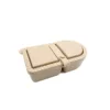 Contenedor snack cuadrado Beige-2