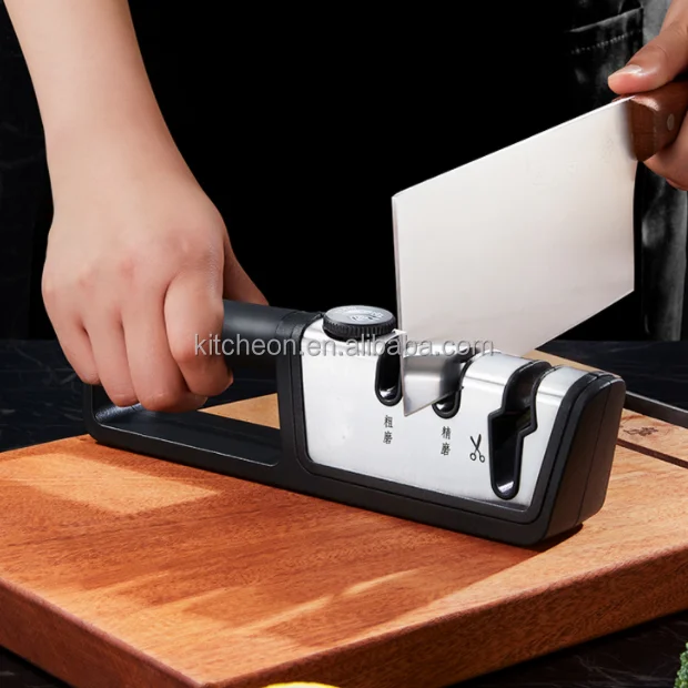 3in1 Adjustable Manual Knife Sharpener For Kitchen Knives Buy Knife