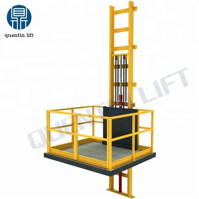 Heavy Loading Capacity Goods Lift Platform Wall Mounted Table Cargo Lift Elevator