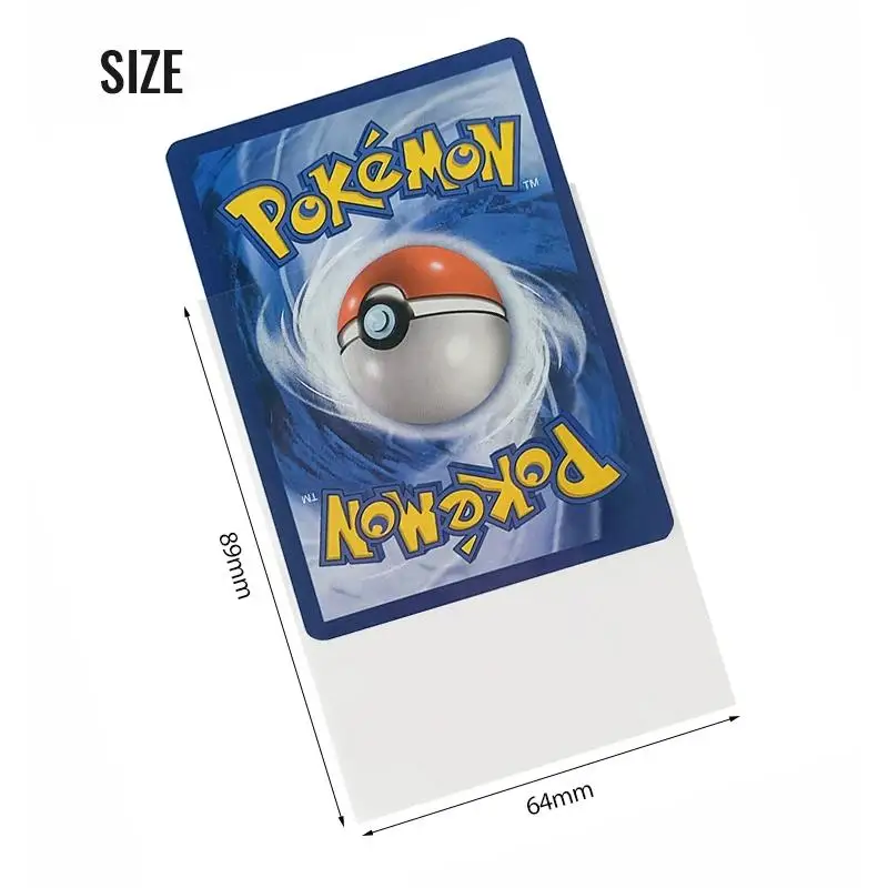 Perfect Fit Magic Card Inner Sleeves 64x89 Popcorn Soft Card Sleeves Clear  Plastic Trading Ultra Clear Card Protector Sleeve