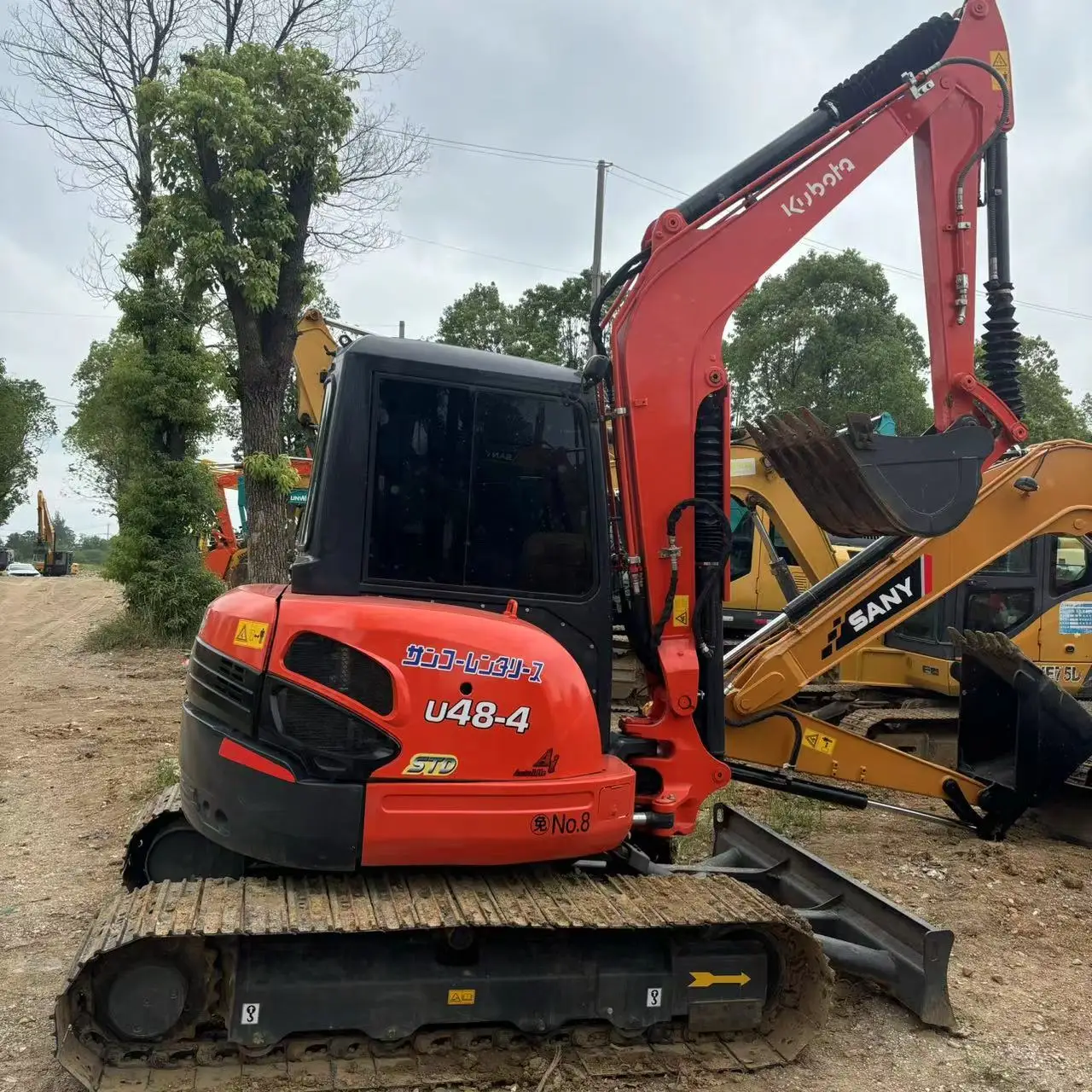 HANG KUI KUBOTA U48 4.8tons 90%new Original Japanese with EPA,CE Agricultural Used KubotaU48 Excavator for Digging