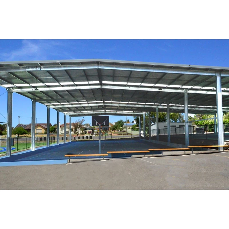 Metal Building Steel Structure Sports Field Basketball Courts Cover/ Football Indoor Court Field Shed