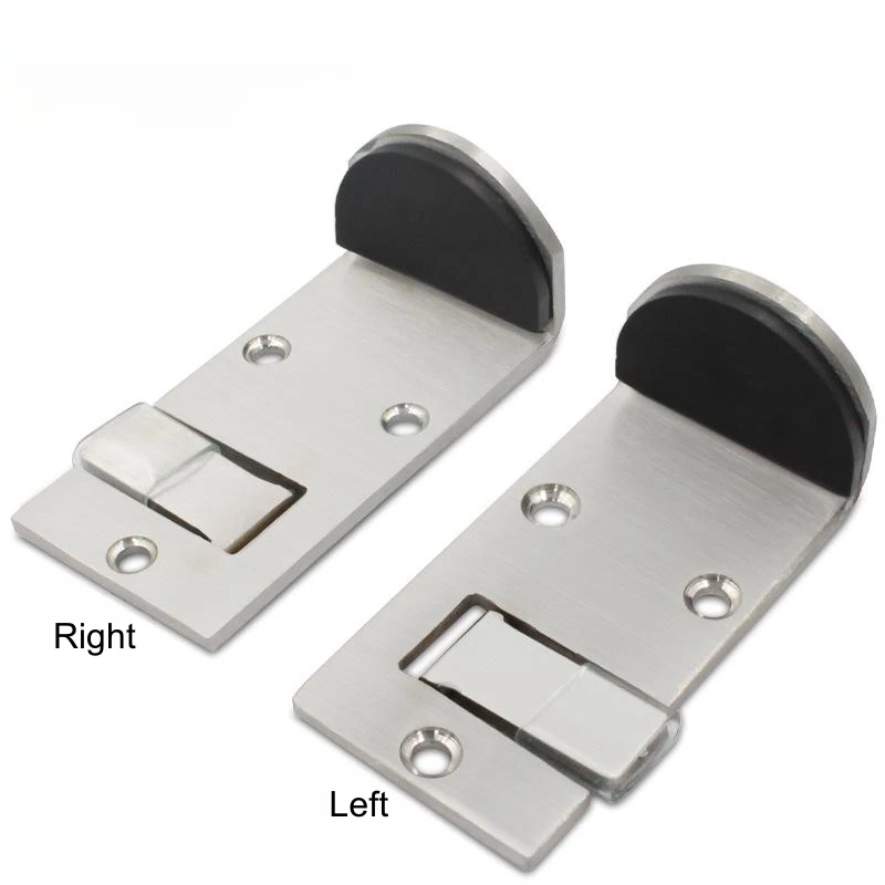 Thick Opening Angle Patio Restaurant Cafe Floor Door Stop Stainless Steel Antique Door Limiter Stopper