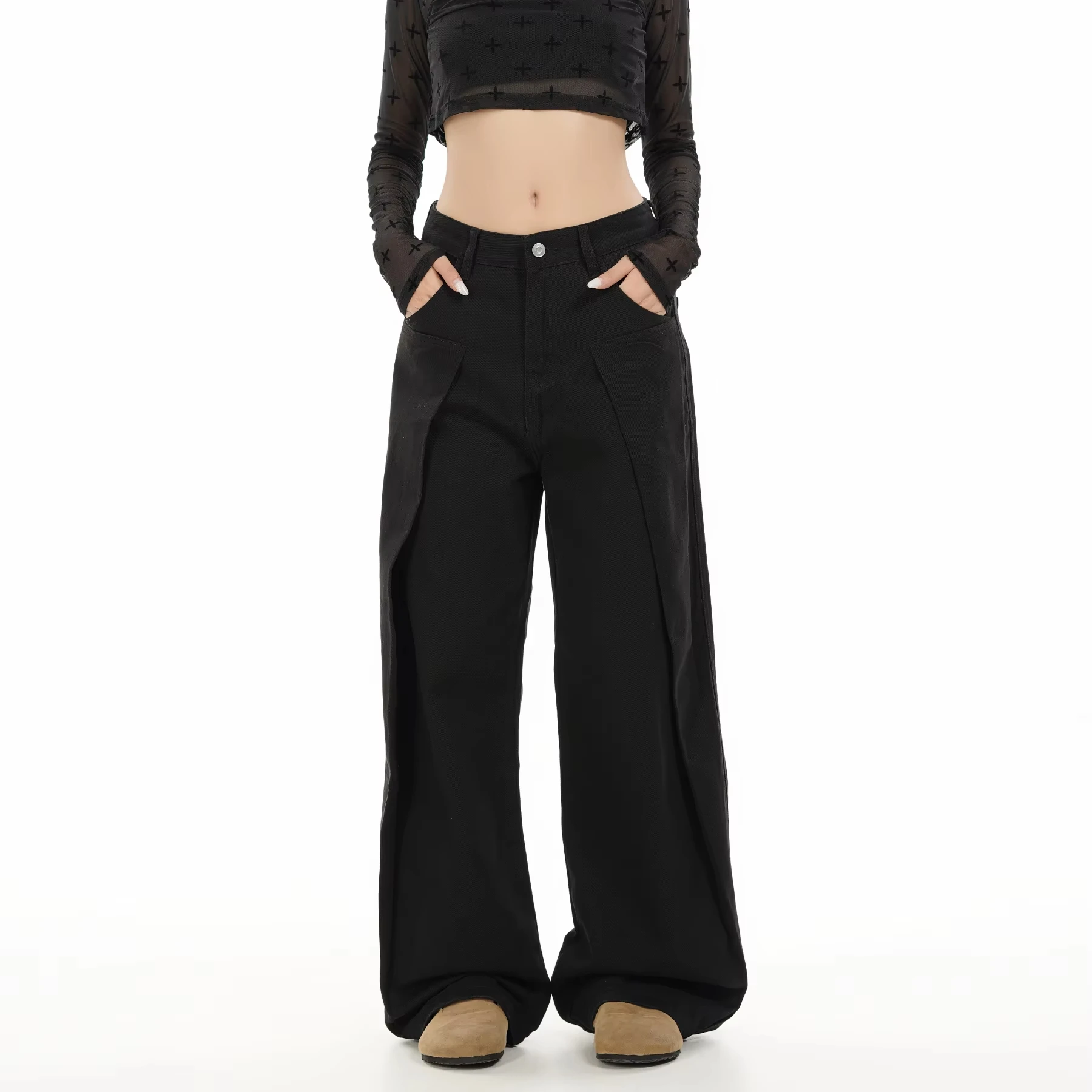 Carbon Black Ladies Black Mom Jeans Buy Flying Machine Women High