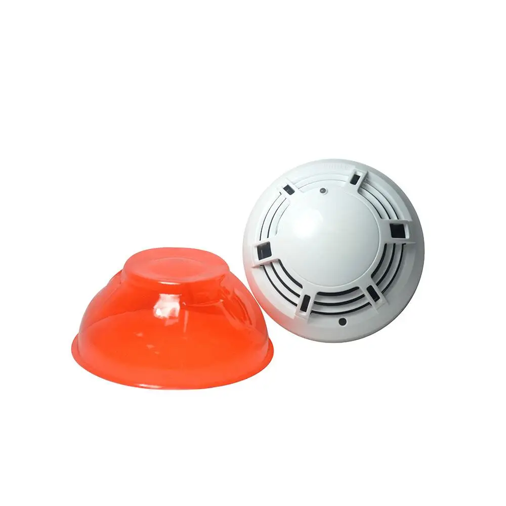 Addressable Smoke and Heat Detector Certificated 2 in 1 Smoke&heat Sensor Fire Alarm System Wired Smoke Detector