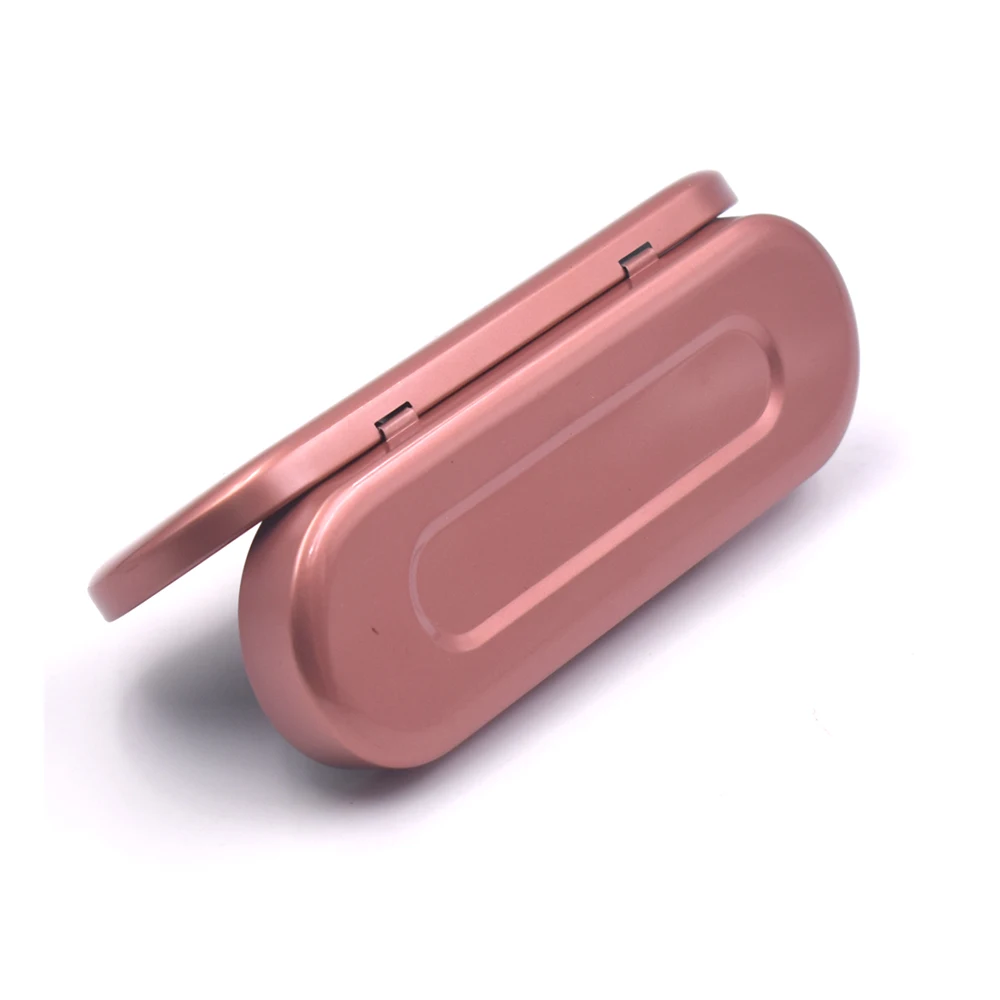 Прямоугольная цветная печать розовое золото Оловянная канцелярия карандаш