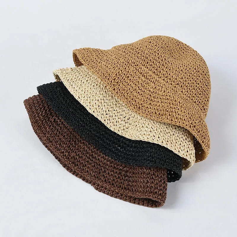 Floral Paper Crochet Bowler Hat - Perfect for Holiday Travel display picture 1