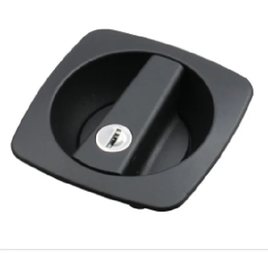 FS2161 MS870 Ms870-2 Spring Lockable Lock for Panel Boards and Latch Door Plastic  FLUSH HANDLE WITH LOCK