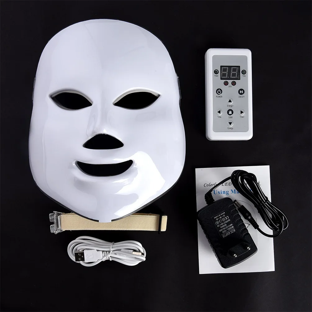 Led Beauty Mask 7 Color Light Home Beauty Instrument Photon Skin ...