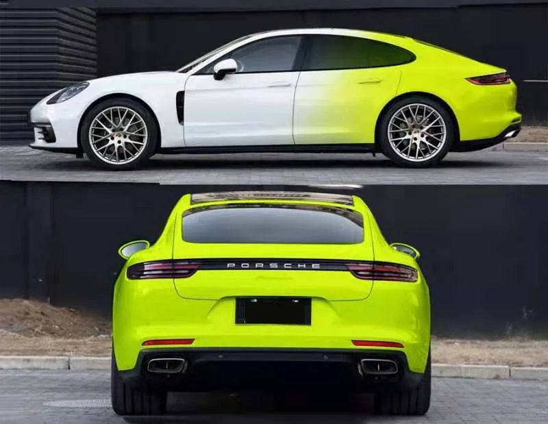 anti scratch masking fog vinly ppf tpu matt black yellow cool