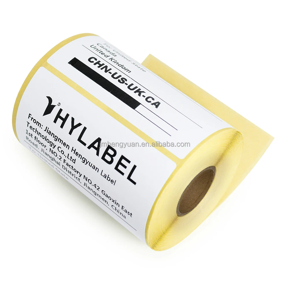 Label Printer Sticker 100x100mm Blank White Barcode Adhesive Shipping