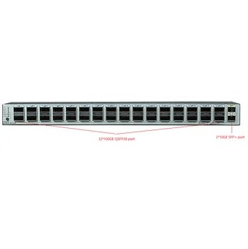 CloudEngine 8850E-32CQ-EI 32*100GE QSFP28,1*10GE SFP+ Data center switch 32 port Switch 100GE port