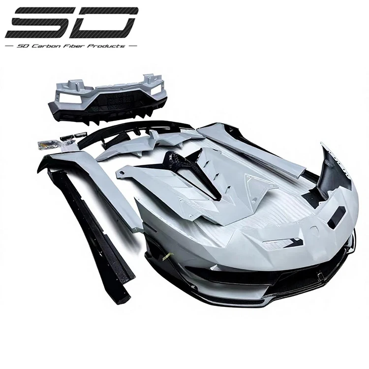 Svj Style Dry Carbon Bodykit For Lamborghini Aventador LP700 Upgrade To Svj Style