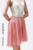 [coral powder] narrow waist dress
