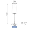 Twist pour champagne glass