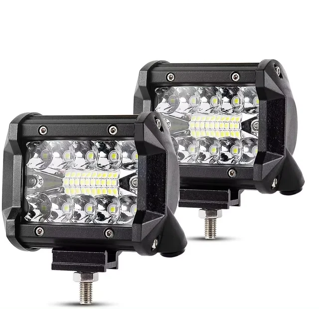 Car Waterproof Modular Offroad Lase Driving Led Light Pods Bar 4x4 Off Road 4 inch 60w Led Work Light