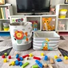 Combination of lion and giraffe bucket by basket