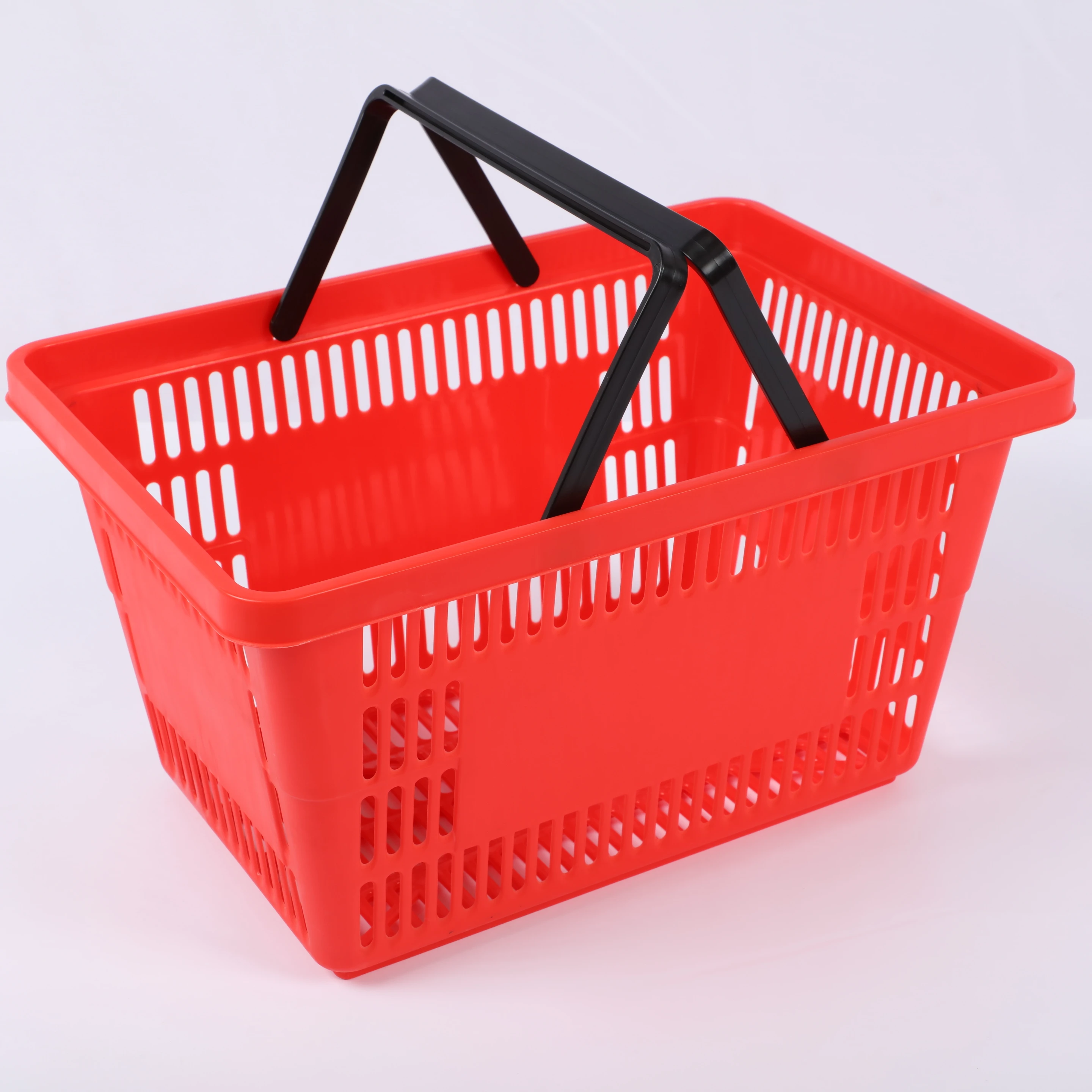 Cesto Reticolato in Plastica PP Multifunzionale con Manico per Supermercati Personalizzabile ed Ecologico