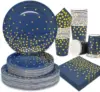 Punto dorato blu