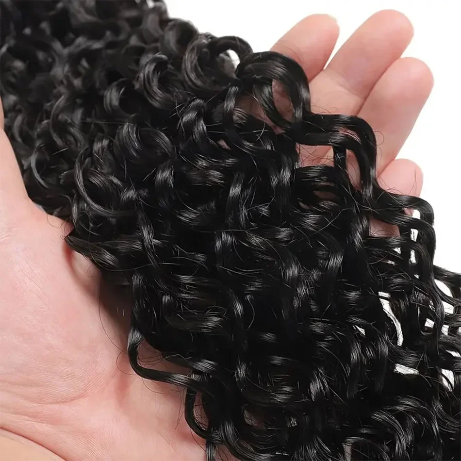 100% capelli umani intrecciati Water Wave brasiliano Remy colore naturale per le donne_voghion.com