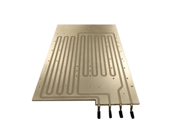 Friction Stir Welding Liquid Cold Copper Water Cooling Block  Aluminum Plate