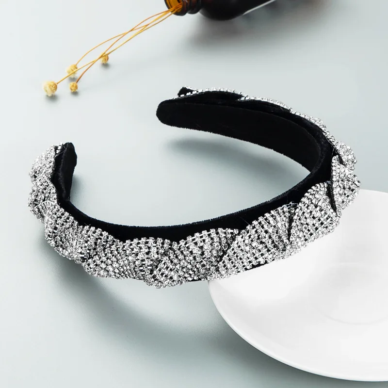 Super Luxury Flash Full Rhinestone Headband - Trendy & Stylish display picture 2