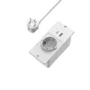 White-1*AC Outlets+1*USB-A+1*USB-C-EU