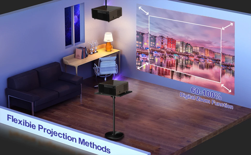 Rigal Rd839 1080p Android Big Screen Hd 4k Support Video Children's