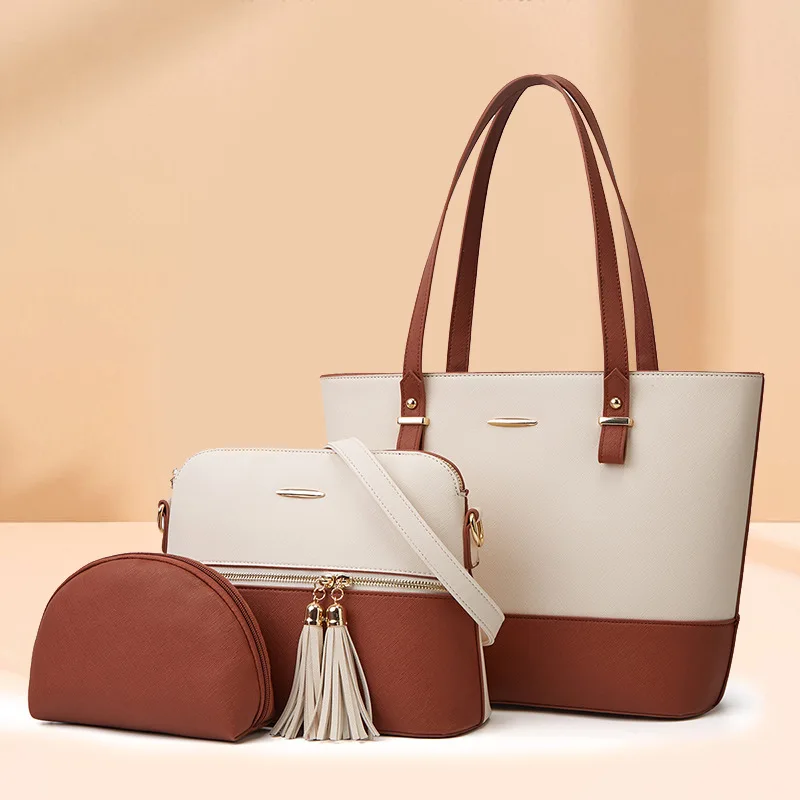 2ndr Brand Piece Handbag Set Bag Women Pcs Fashion Ladies