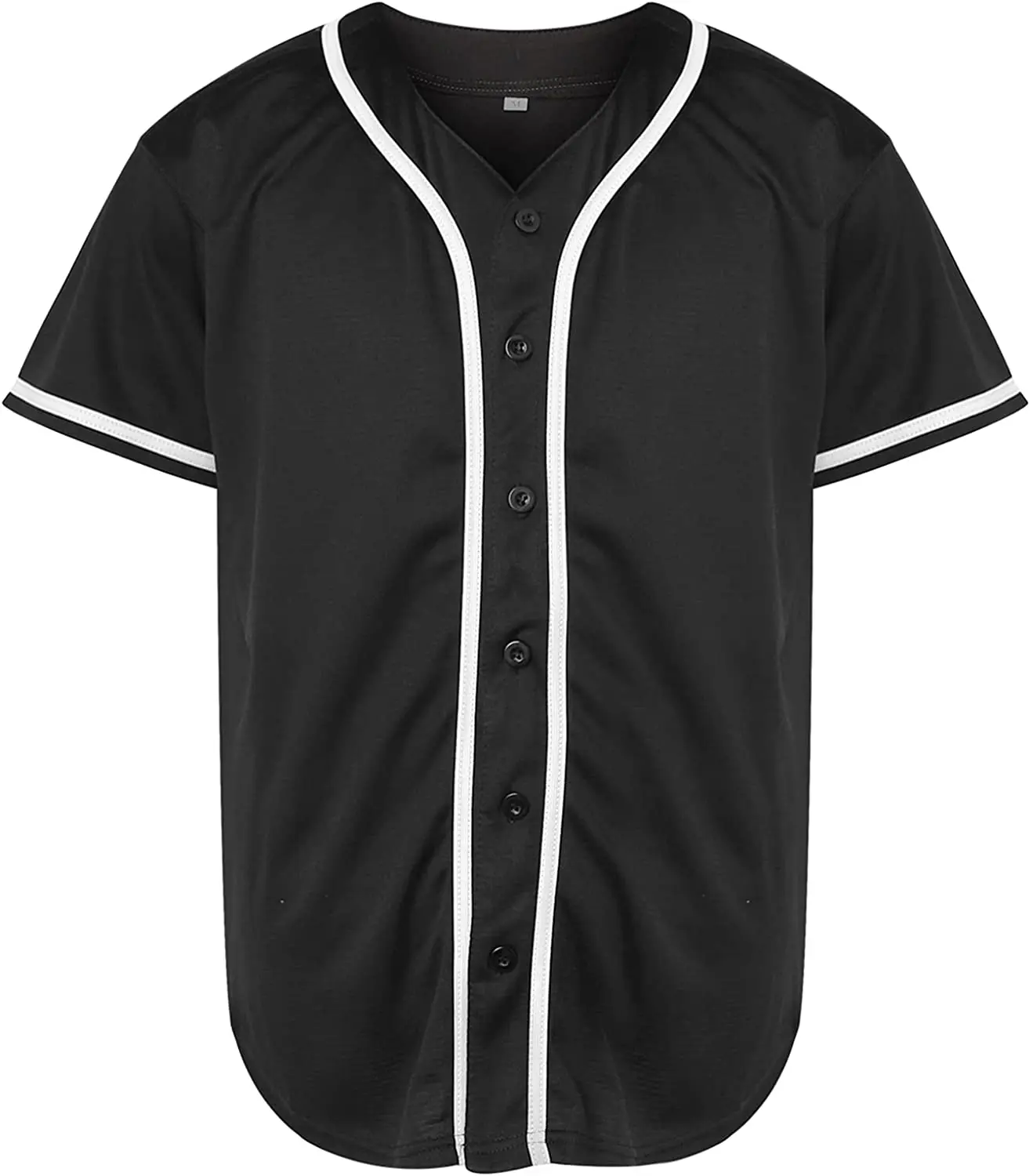 Wholesale Blank Plain Hip Hop Hipster Baseball Jersey Button Down Shirts  Sports Uniforms Men Women Jersey From m.