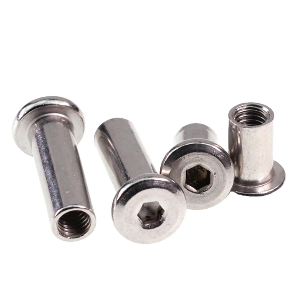 Plywood Nuts M4/m5/m6/m8/m10 Carbon Steel Nnickel Plated Butt Flat Head