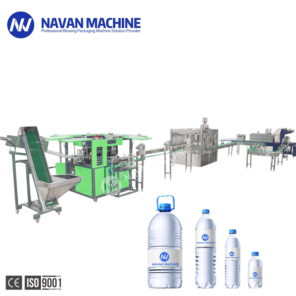 Complete Drinking Water PET Bottle Filling Machine Line Pure Water Bottling Plant / Production Line manufacture