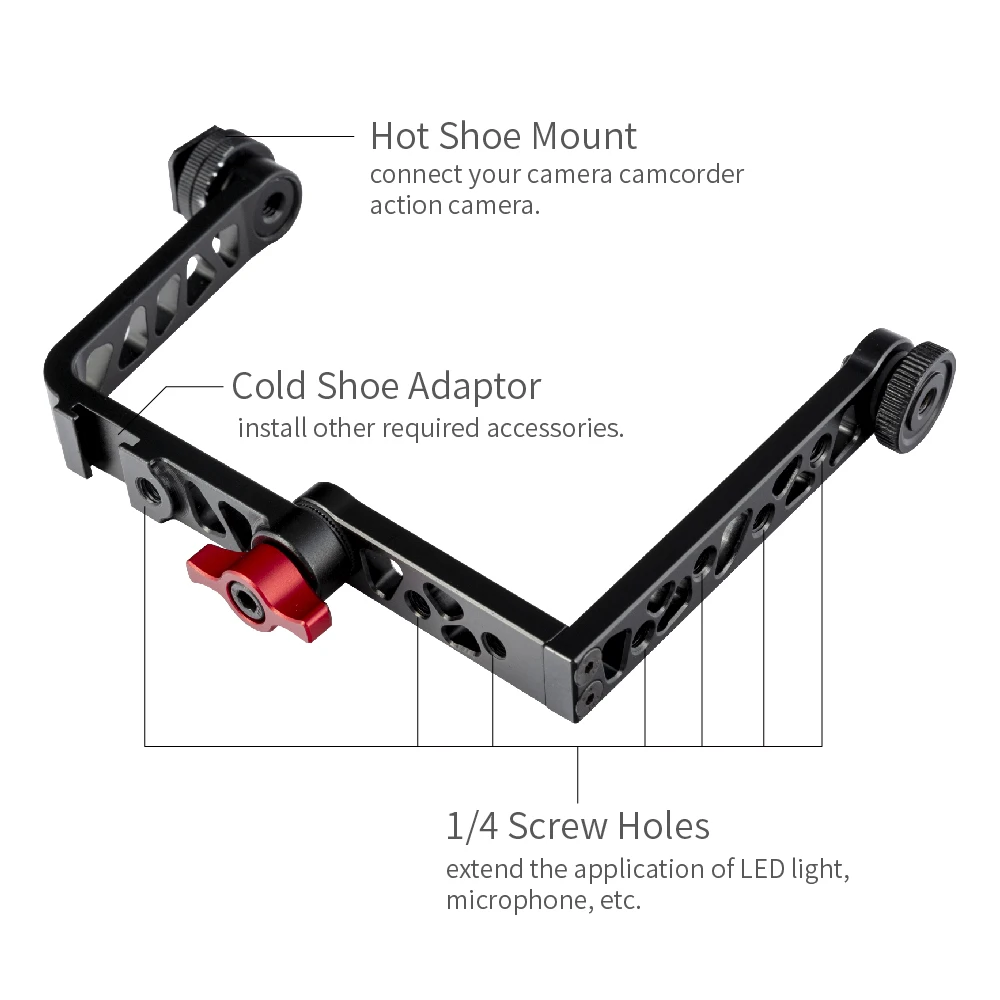 Stabilize Your Camera with Dual L Tilt Arm for Feelworld