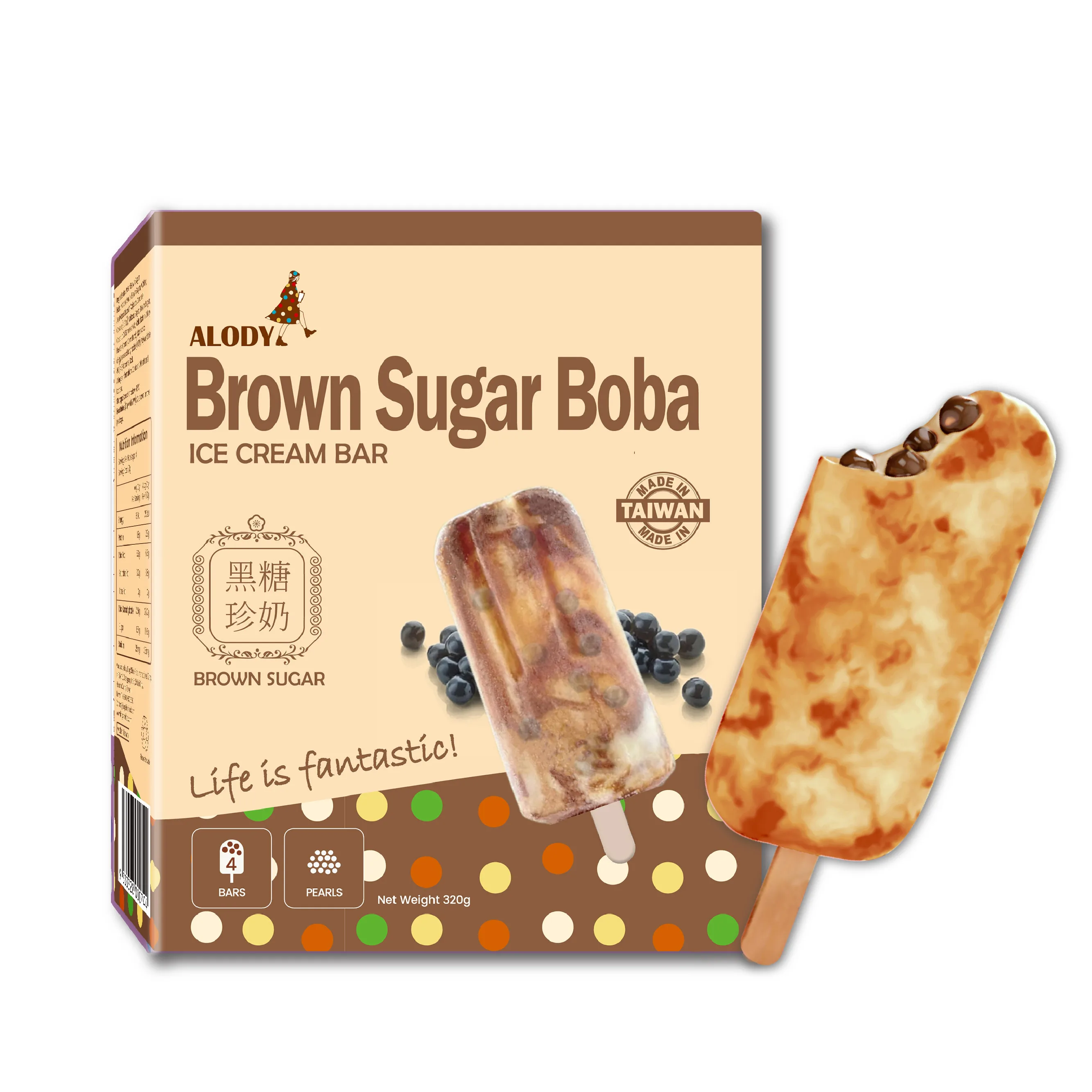 Хит продаж мягкое мороженое из коричневого сахара батончика чайный ароматизатор с шоколадным клубничным сухим молоком упаковка