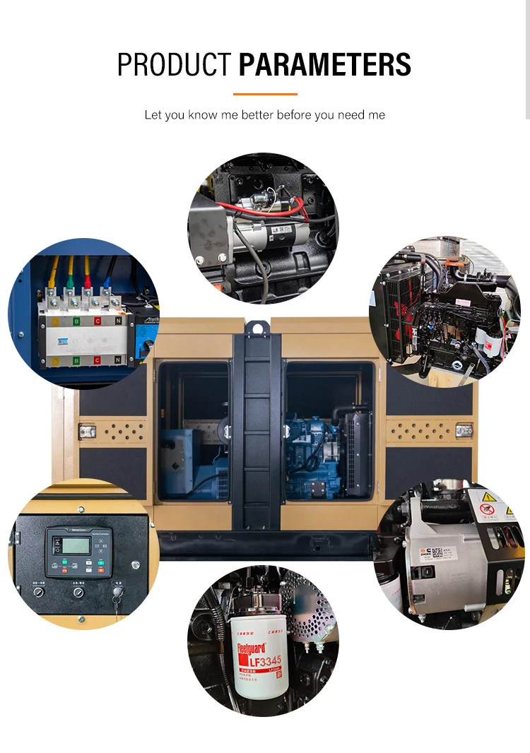 40ft Container Diesel Generator Cummins Diesel Generator Avr 200 Kw