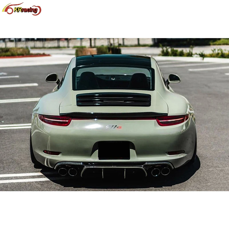 Vorstein Style Carbon Fiber Car Tail Trunk Spoiler Wing For Porsche Carrera  S 4s 911  2012-2015 - Buy Trunk Spoiler For Carrera,For Porsche 911  Trunk Spoiler,Carbon Parts For Porsche  Product on 