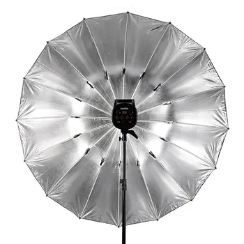 Godox 75 Inch 178cm Silver Black Reflective Umbrella Lighting Light Umbrella with Large Diffuser Cover product image