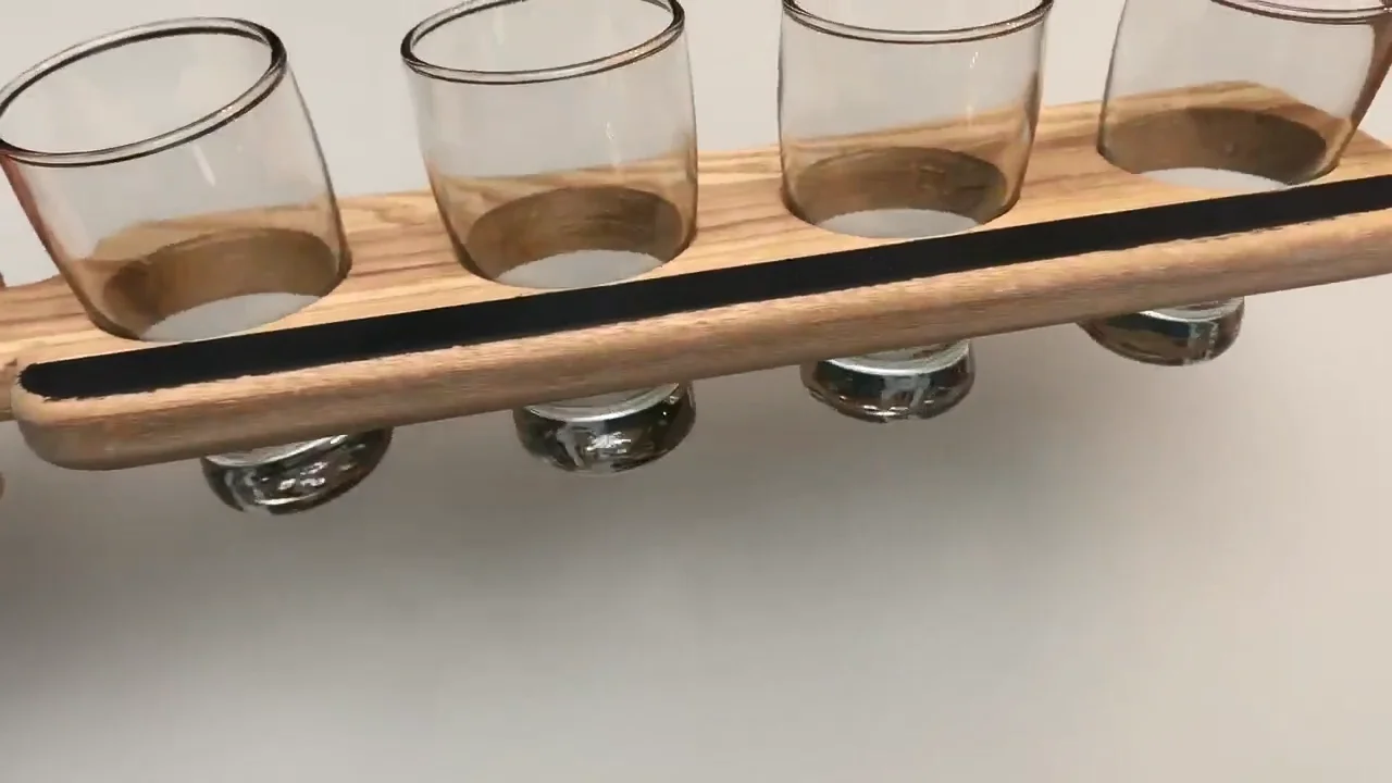 Personalized Beer Flight Paddle Beer Taster Tray Laser Engraved Beer