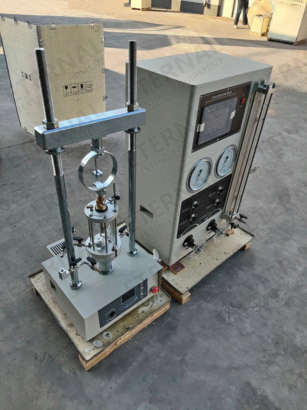 10kN Strain Controlled Bench Light Duty Triaxial Test Apparatus