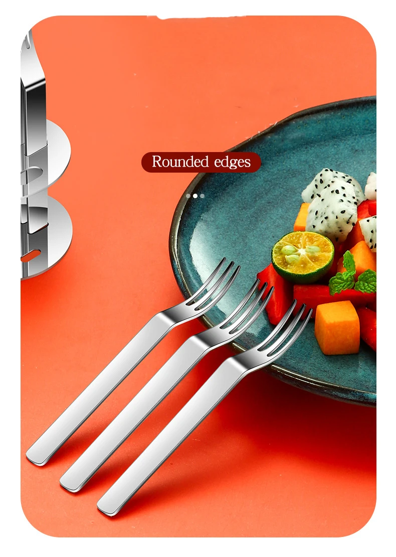 Mini Cocktail Forks Appetizer Forks 304 Stainless Steel Fruit Dessert