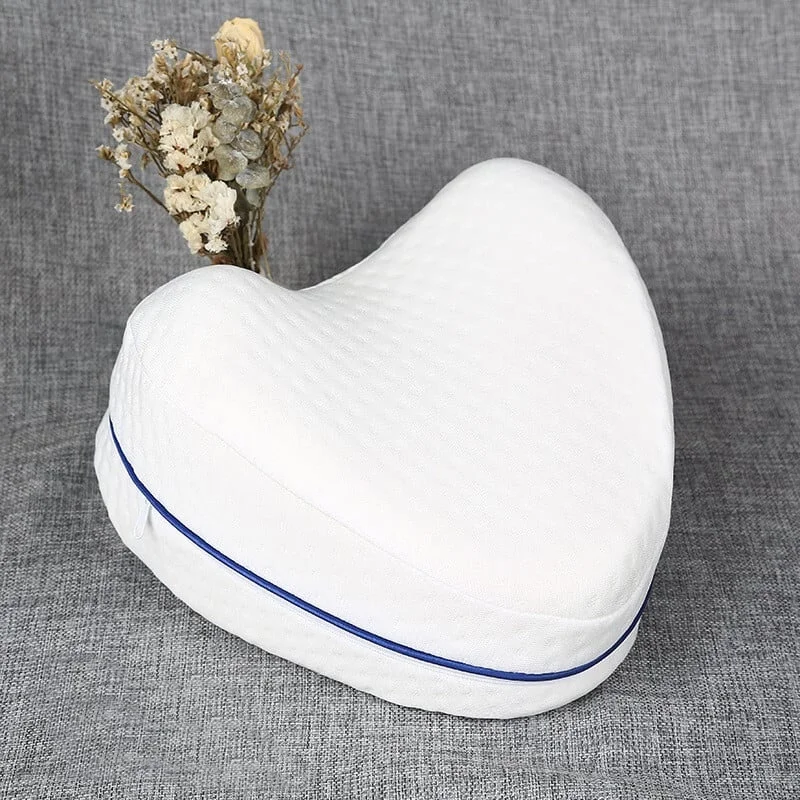 Orthopaedic Knee Leg Memory Foam Pillow Knee and Joints Ergonomic Pillow on Side Relieves Back, Hip and Lumbar Pain Wedge