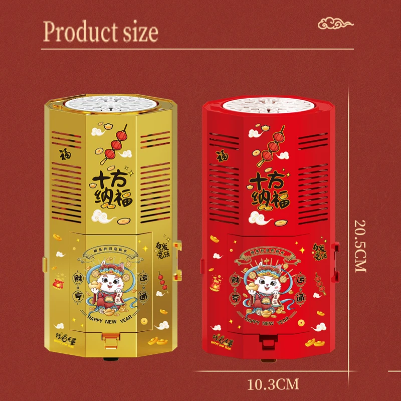 Детский подарок на Рождество и Новый год светодиодный свет звук пузырь игрушки 39 отверстий автоматическое моделирование фейерверк