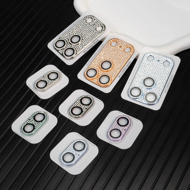 Diamond Glitter Lens Protector for iPhone 17 Pro Max