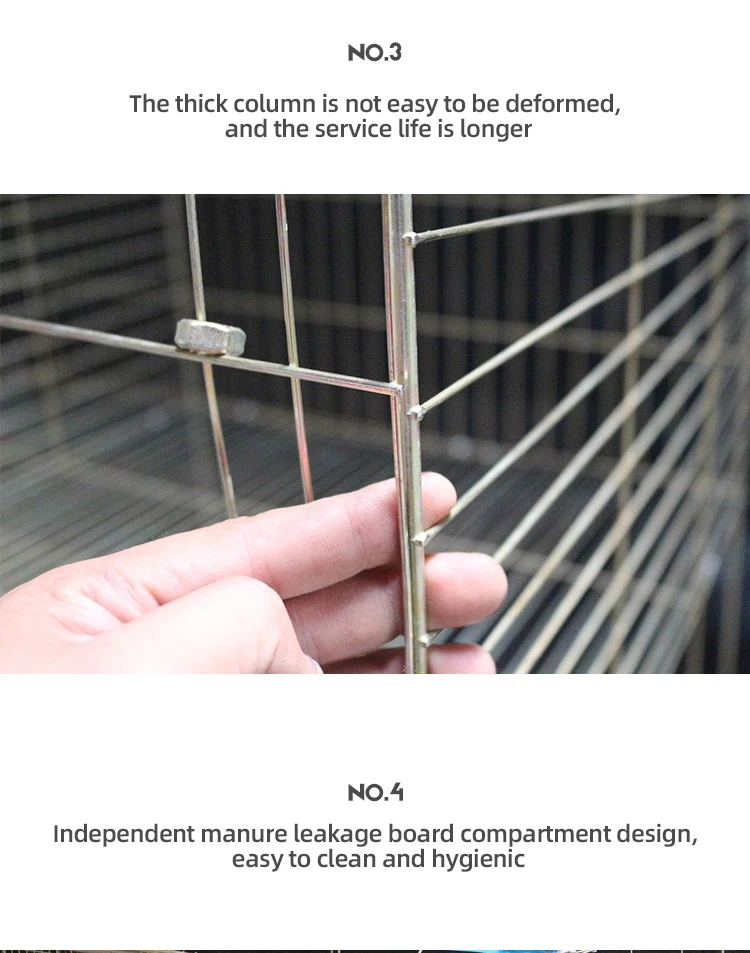 Galvanized Rabbit Cages Cheap Commercial Rabbit Breeding Cages