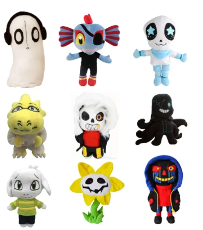 12 Flowey - Undertale Sunflower Plush Stuffed Animal Toy Plushie Doll