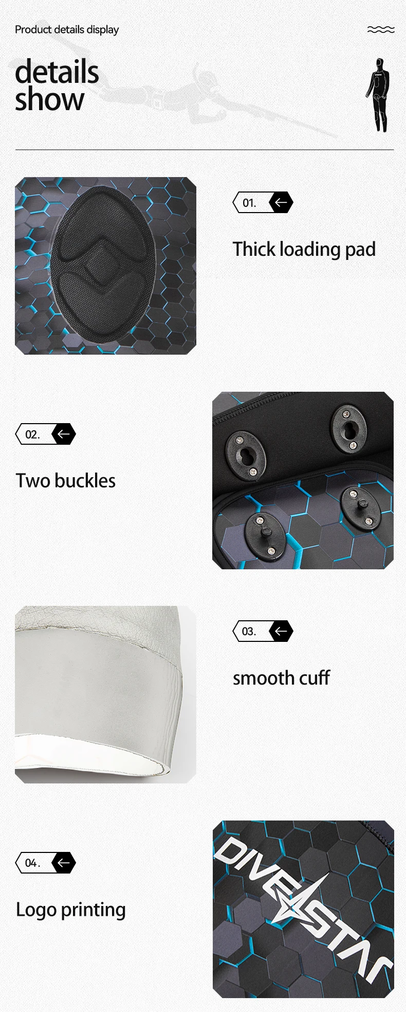 Divestar New Wholesale Titanium Spearfishing Wet Suit,3mm5mm Yamamoto