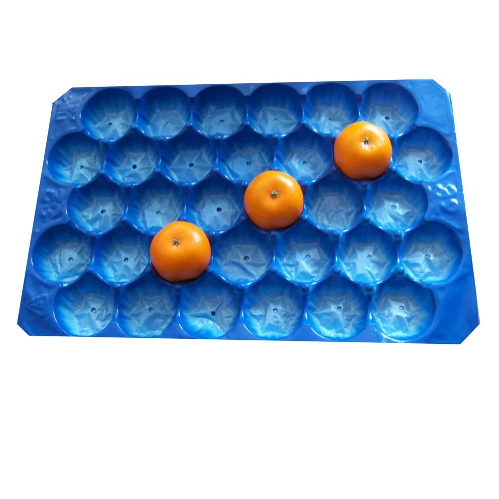 Free Design PP Plastic Fruit Insert Alveoli Packaging Tray Liner for apple