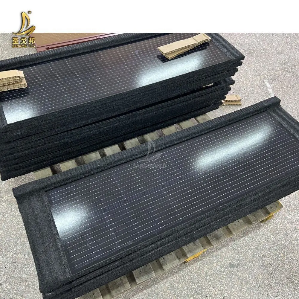 Bipv Solar Roof Panel Tile High Efficiency Factory Direct Price Photovoltaic House